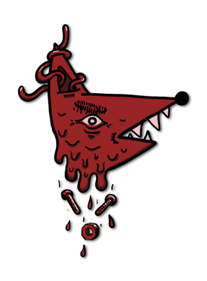 Mr. Clockwork logo. Hex! Hex!